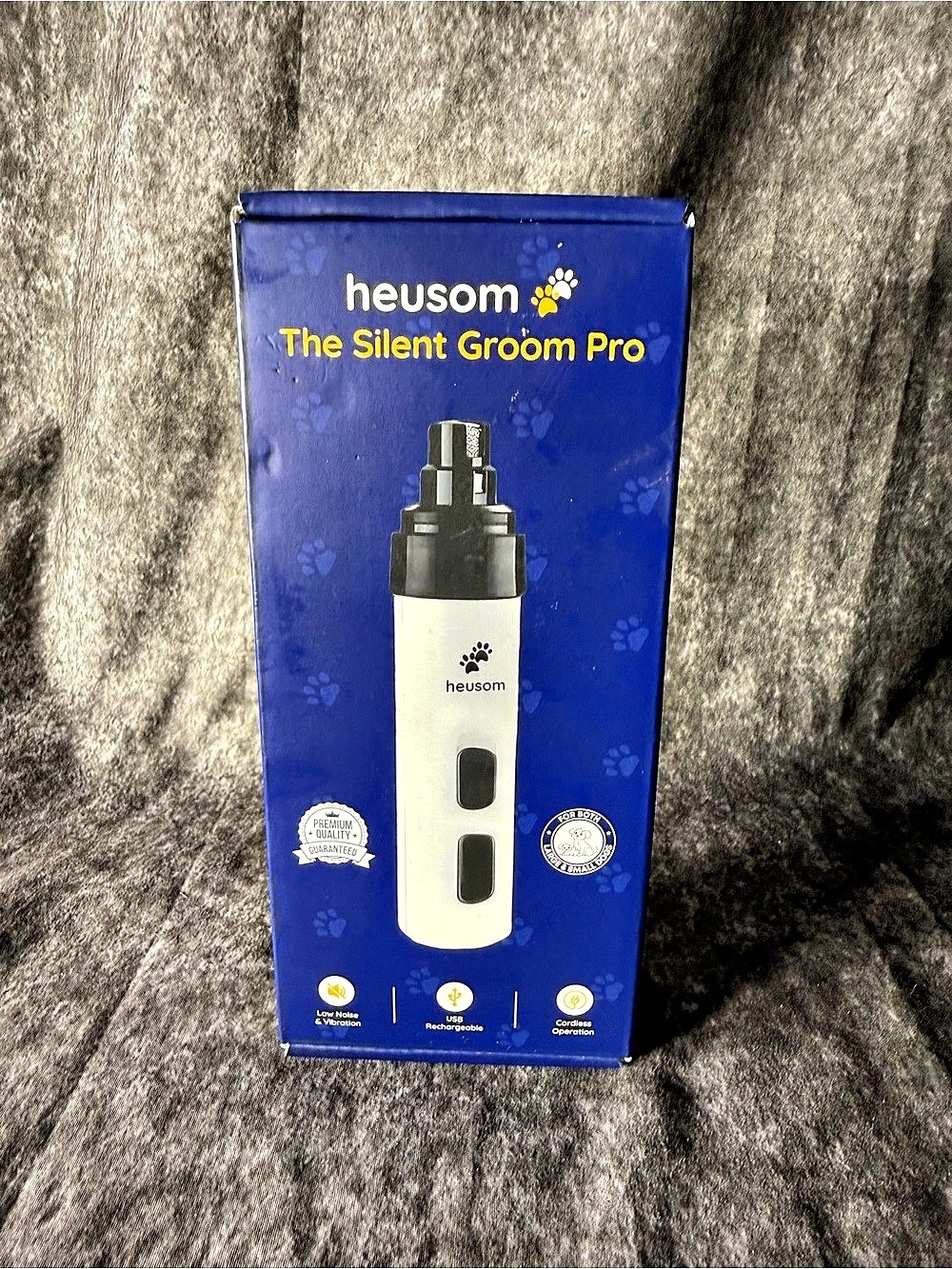 heusom The Silent Groom Pro Dog Grooming Tool NWT